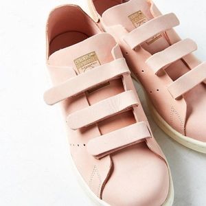 Adidas Originals Stan Smith Pink Velcro Sneakers